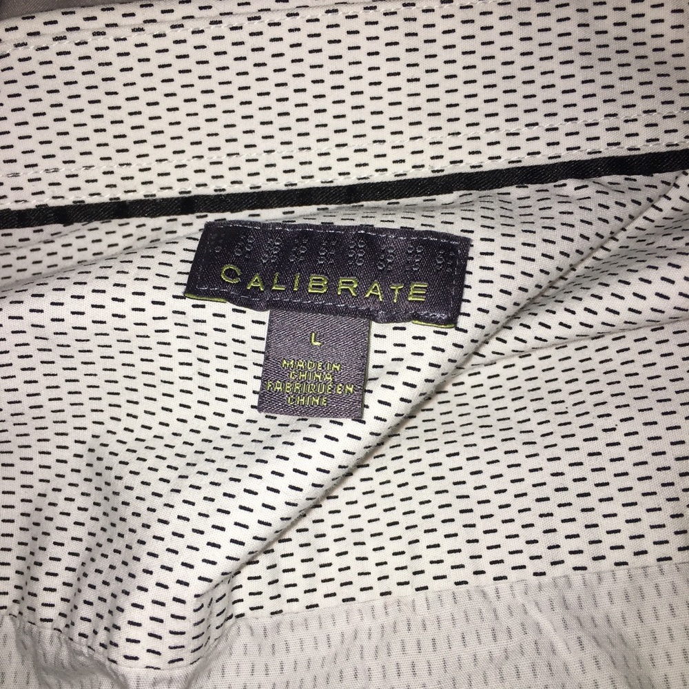 Calibrate Button Down